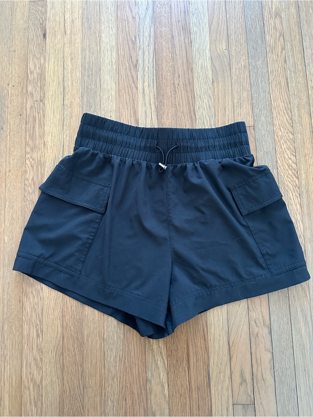 Abercrombie & Fitch Black Cargo Pocket Shorts